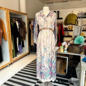 Amazing Maxi Dress with Beading and Metallic Accents